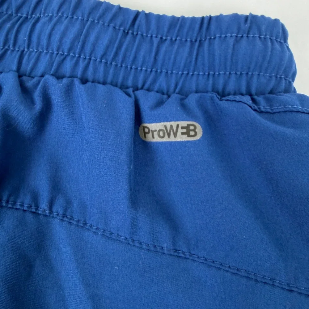 Spyder Active Men Blue Athletic Workout Shorts Size XL TG ProWeb Zip Pockets‎